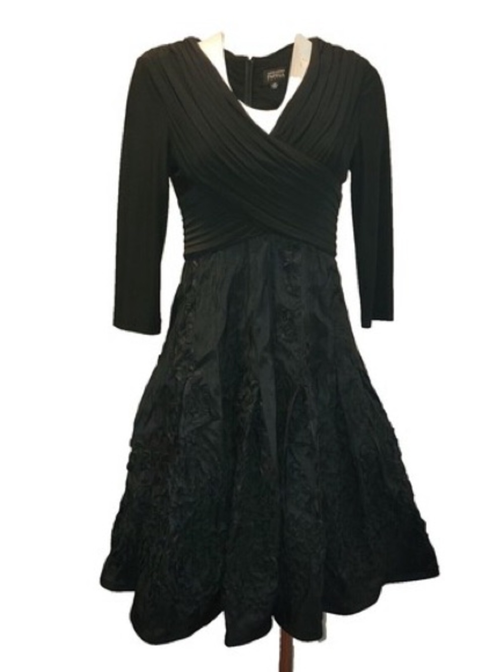 ADRIANA PAPELL Women’s size 10 Black Dress Flare Skirt